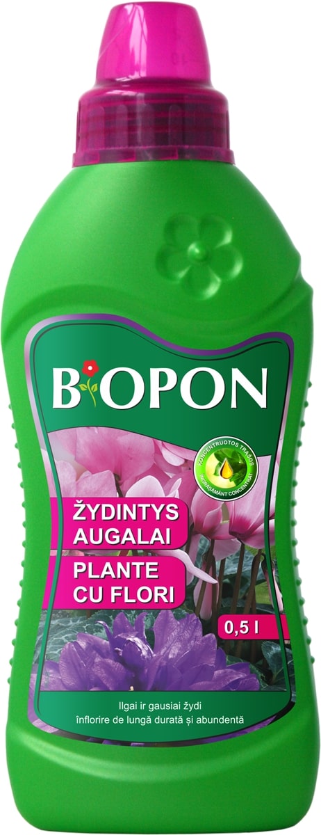 Ingrasamant pentru plante cu flori, 0.5 L  Biopon