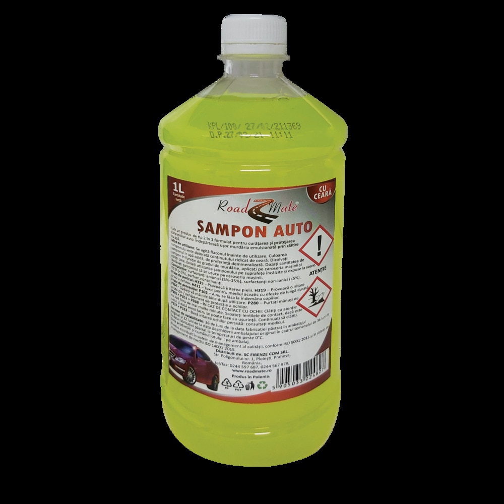 Sampon auto cu ceara 1L • Roadmate