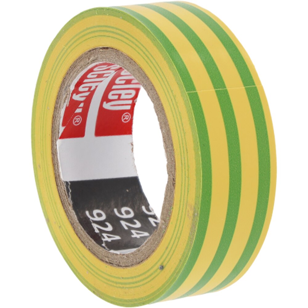 Banda izolatoare SCLEY 924, PVC, 10 m, galben-verde