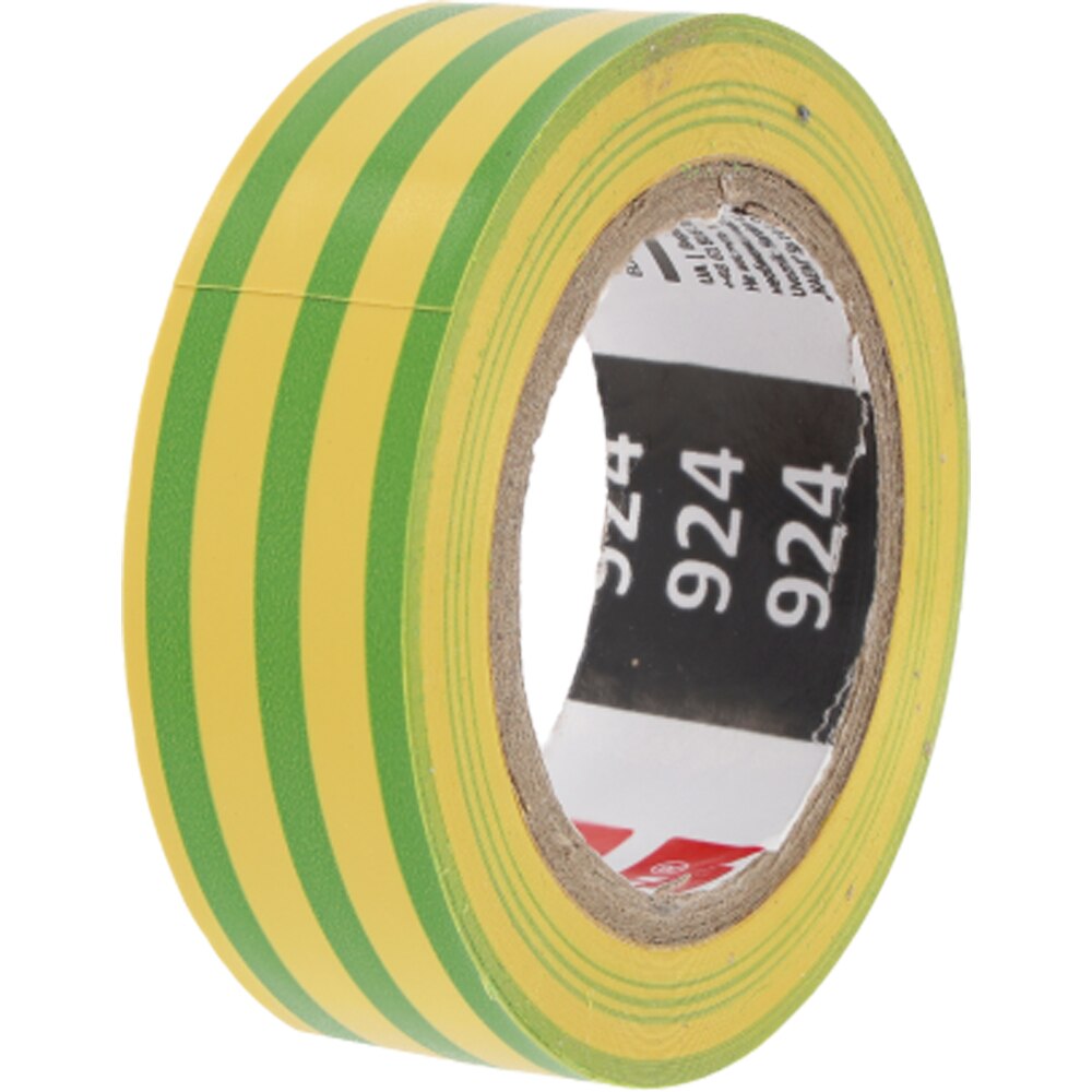 Banda izolatoare SCLEY 924, PVC, 10 m, galben-verde