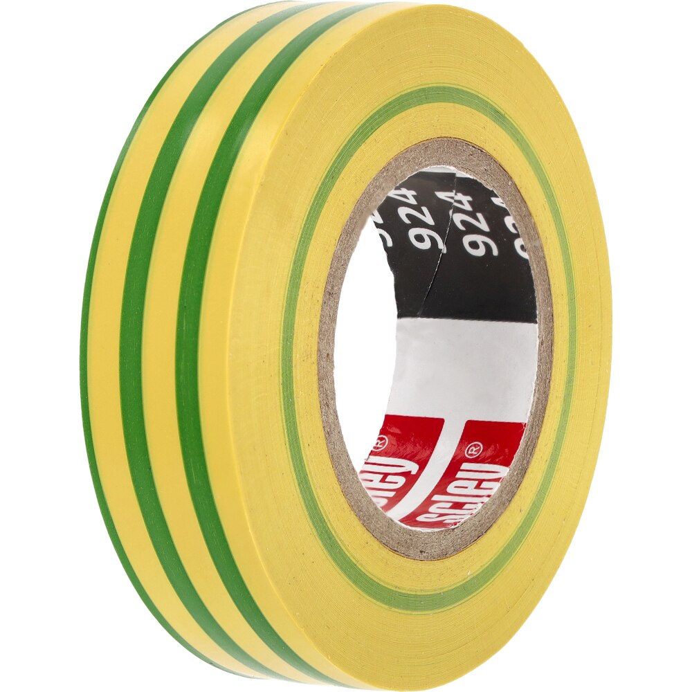 Banda izolatoare SCLEY 924, PVC, 20 m, galben-verde