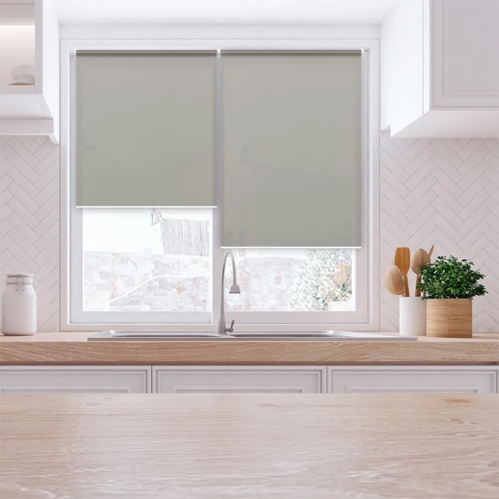 Rulou zi/noapte, 81.5 x 140 cm, poliester, gri