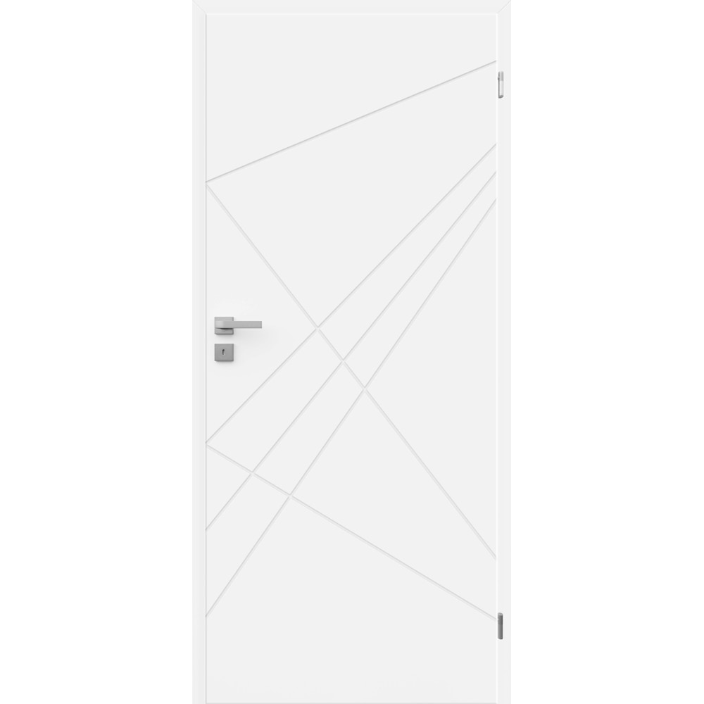 Usa interior CLASSEN Arventi Model 1, fara geam, dreapta, MDF, 80 x 204 cm, alb