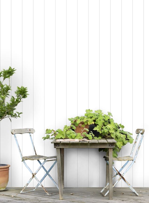 Lambriu, PVC, alb, 300 x 10.5 cm x 8 mm, acoperire 3 mp  Vilo Zip Top 105