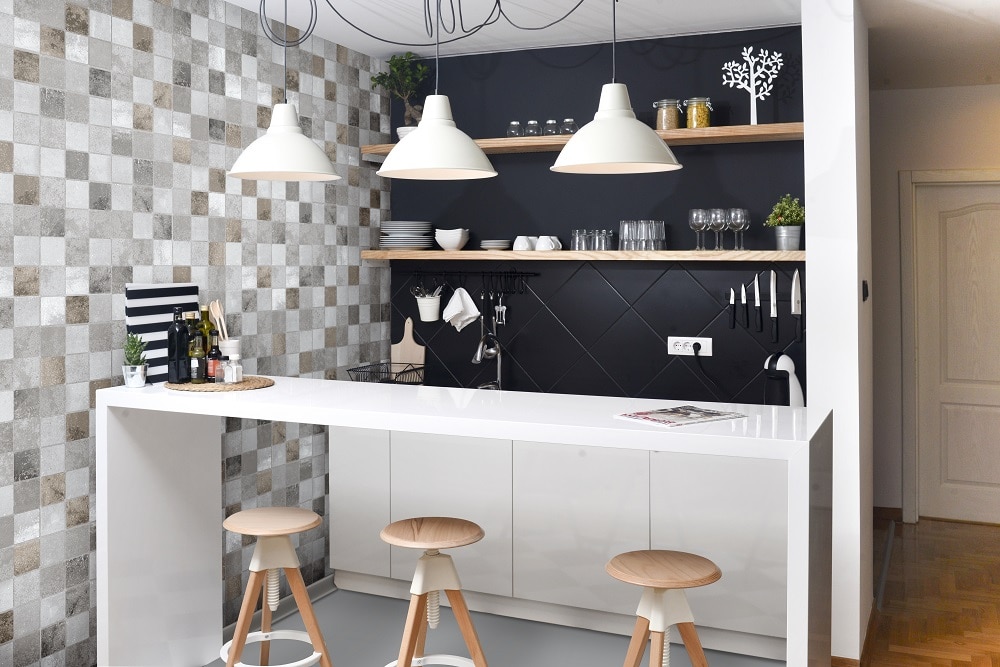 Lambriu, PVC, forma mozaic, 265 x 25 cm x 8 mm, acoperire 2.65 mp  Vilo