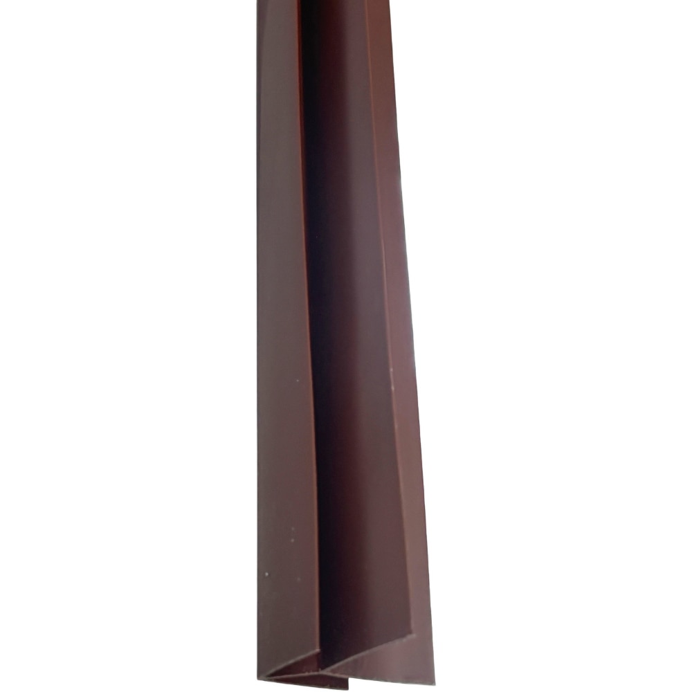 Profil colt exterior pentru lambriu, PVC, 2.7 m, 5 bucati, mahon