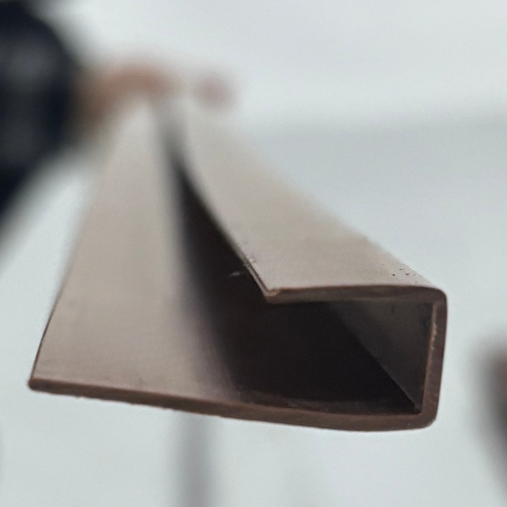 Profil terminatie pentru lambriu, PVC, 2.7 m, 10 bucati, mahon