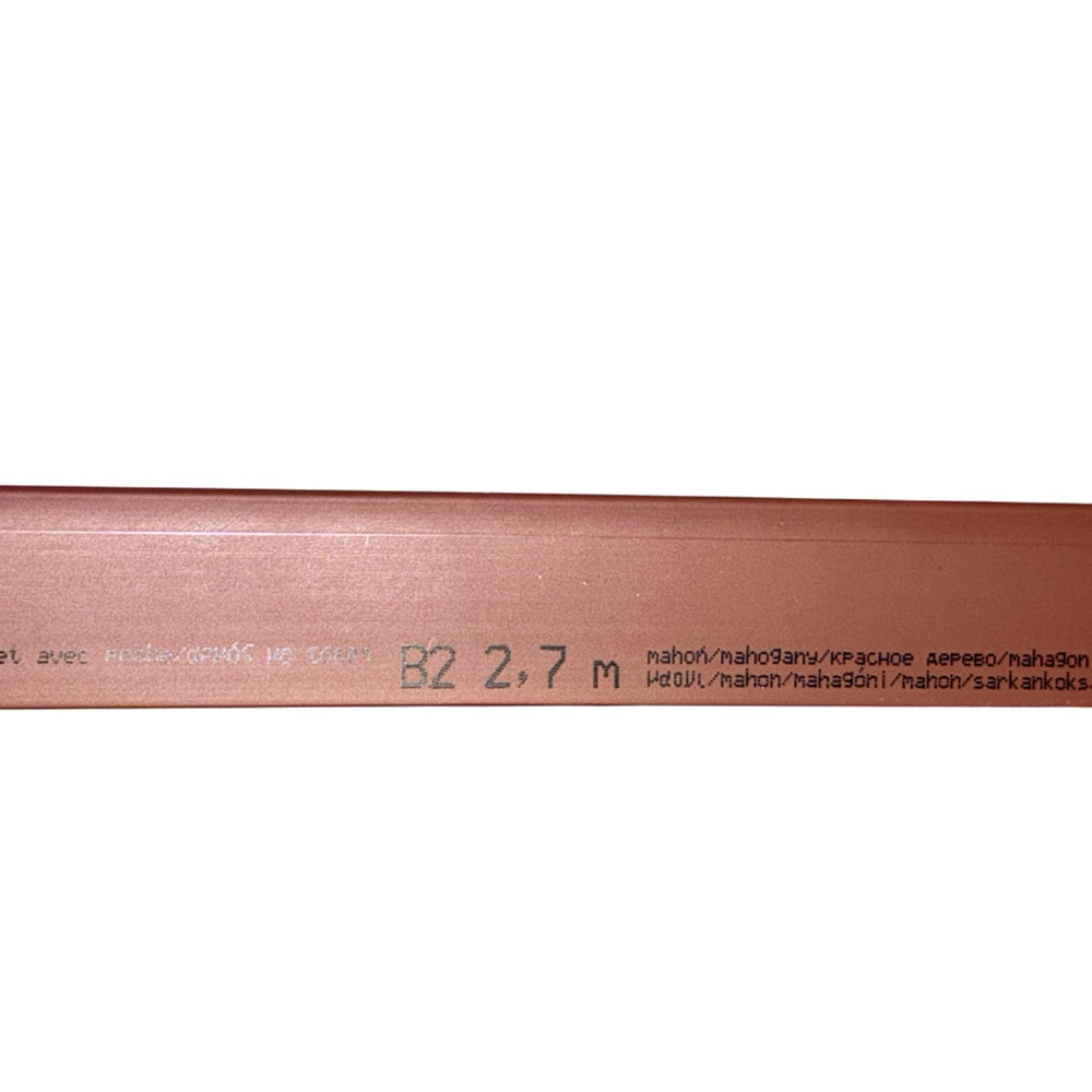 Profil terminatie pentru lambriu, PVC, 2.7 m, 10 bucati, mahon