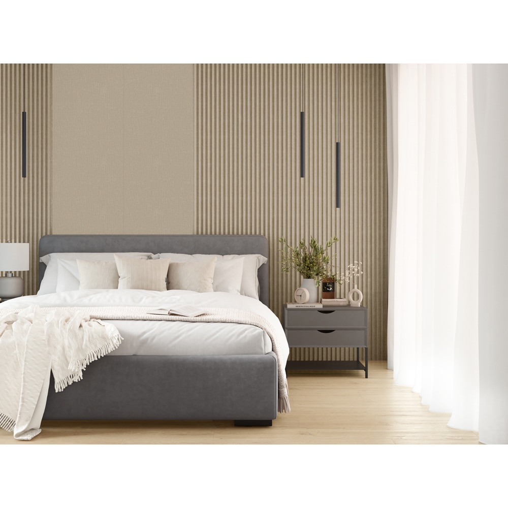 Panou decorativ Linen Fabric XL, MPC, 60 x 265 cm, bej