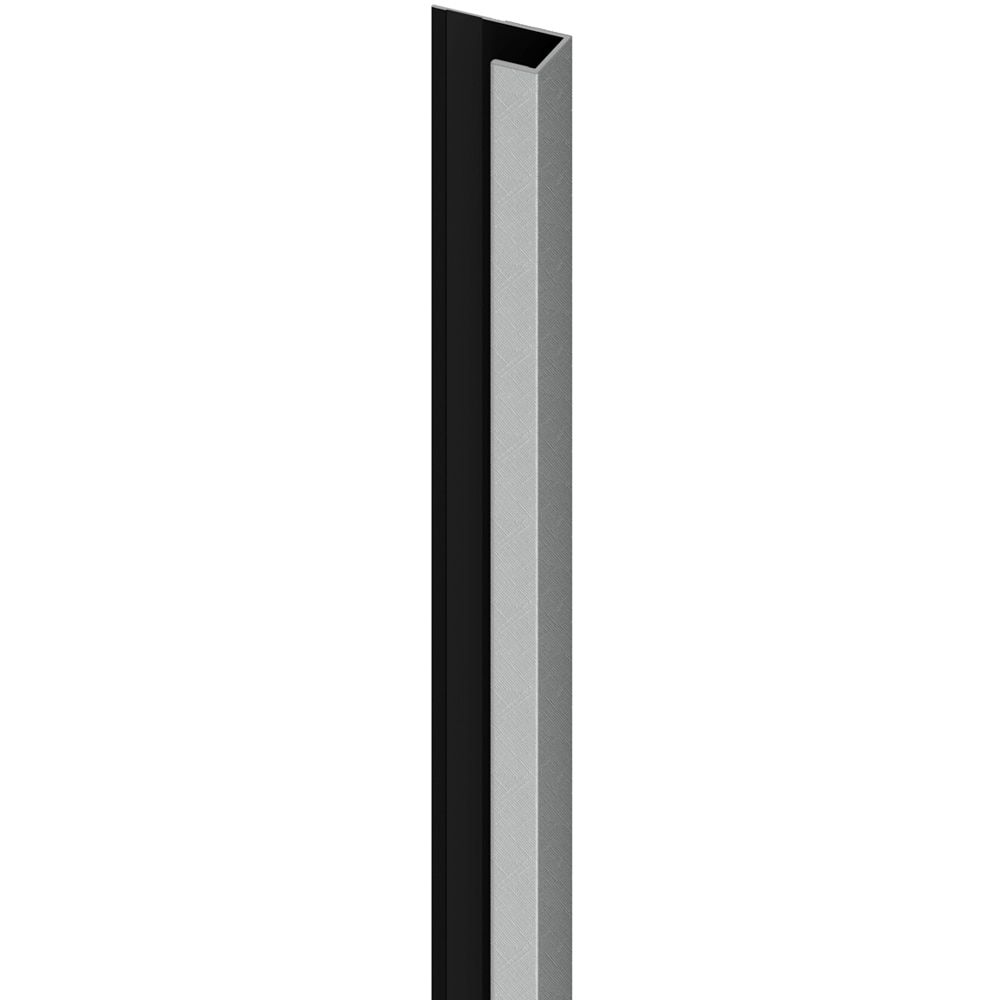 Profil panou decorativ Mesh Touch XL, MPC, 1.9 x 300 cm, gri