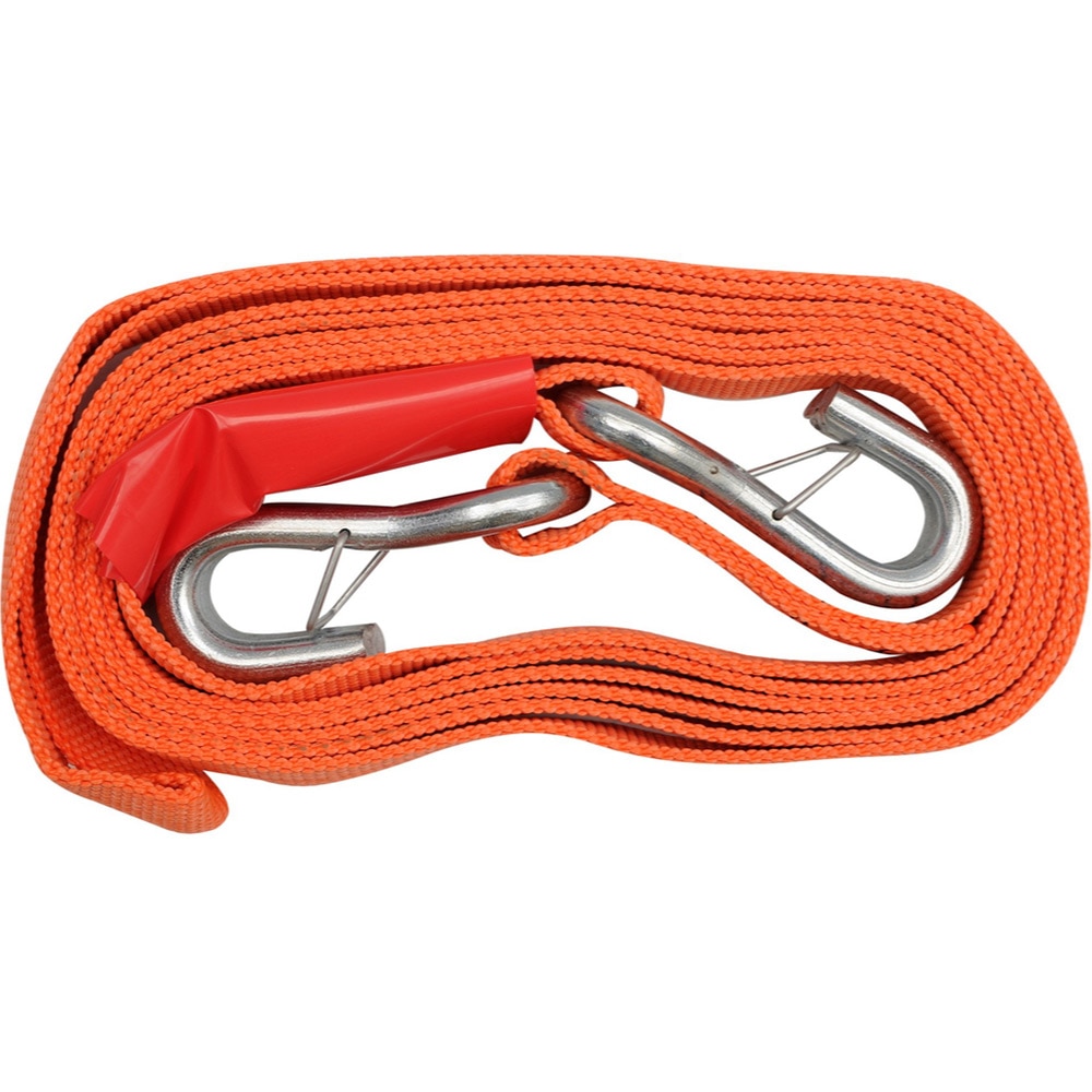 Franghie impletita pentru tractare VOREL, capacitate 1500 kg, 4 m, polipropilena, portocaliu