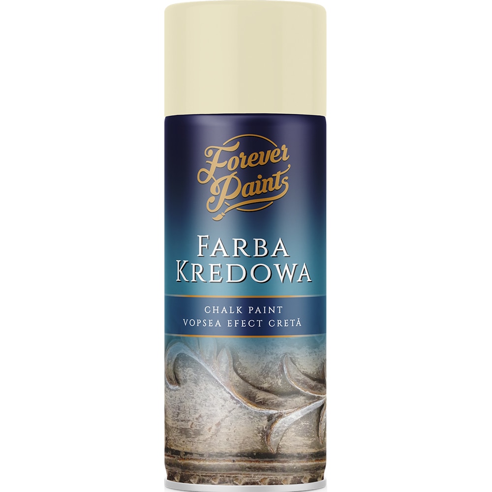 Spray vopsea cu efect de creta Forever Paints, bej mat, 400 ml