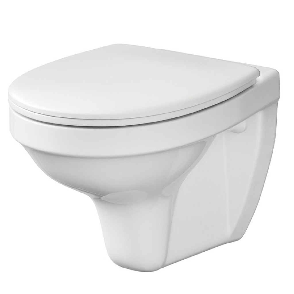 Vas WC, rotund, alb, portelan, diametru 10,2 cm  Cersanit