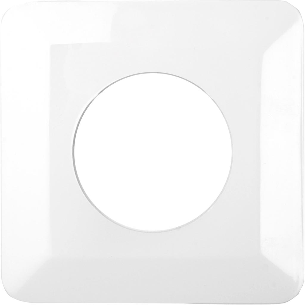 Rama protectie intrerupatoare alb