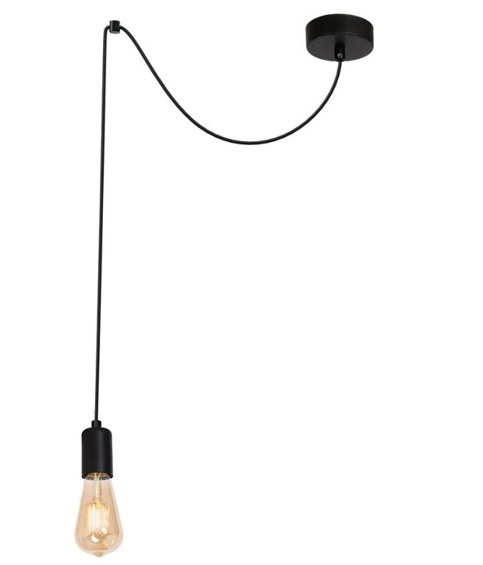 Lustra tip pendul, Negru, 60 W, 1 x E27  Luminex Luminex