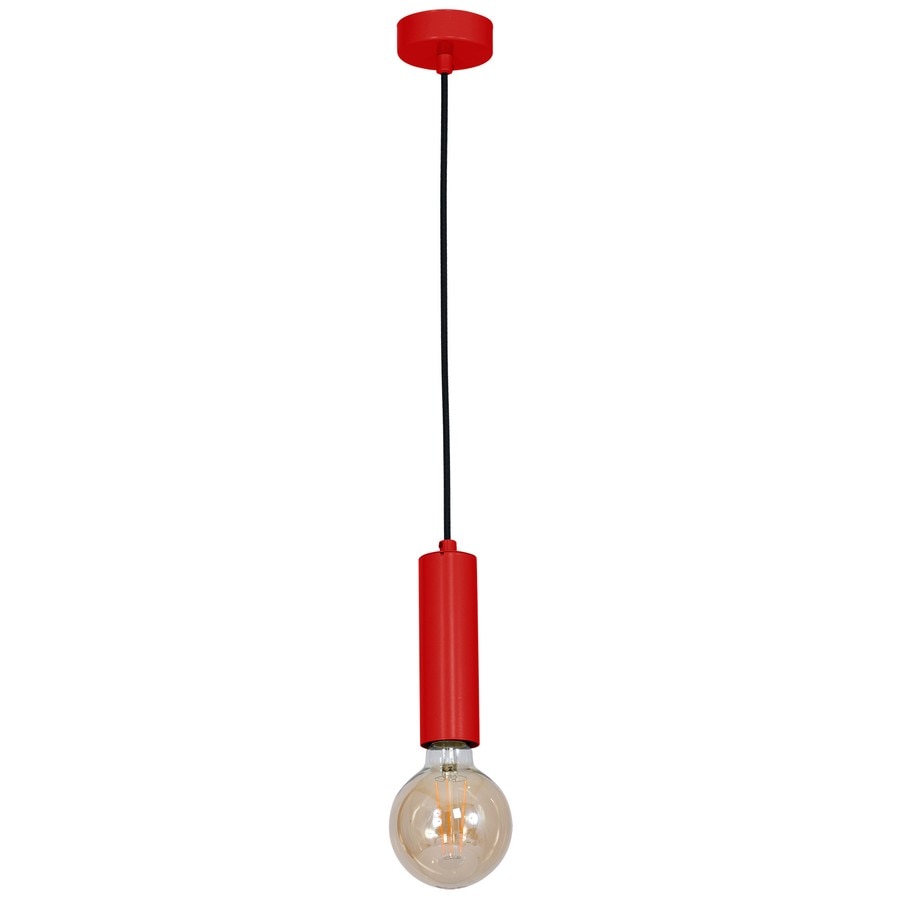 Lustra tip pendul, Rosu, 60 W, 1 x E27  Luminex 