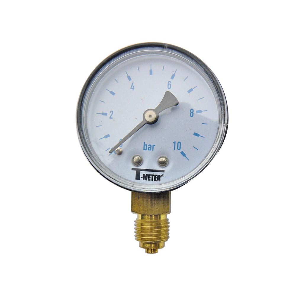 Manometru apa radial, 0/10 bar, racord 1/4 