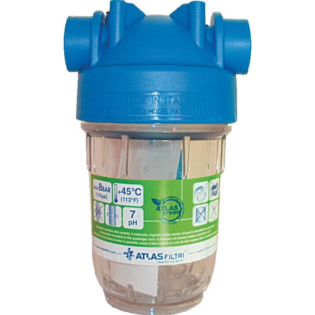 Filtru apa fara rezerva, 9 x 20 cm, racord 3/4 