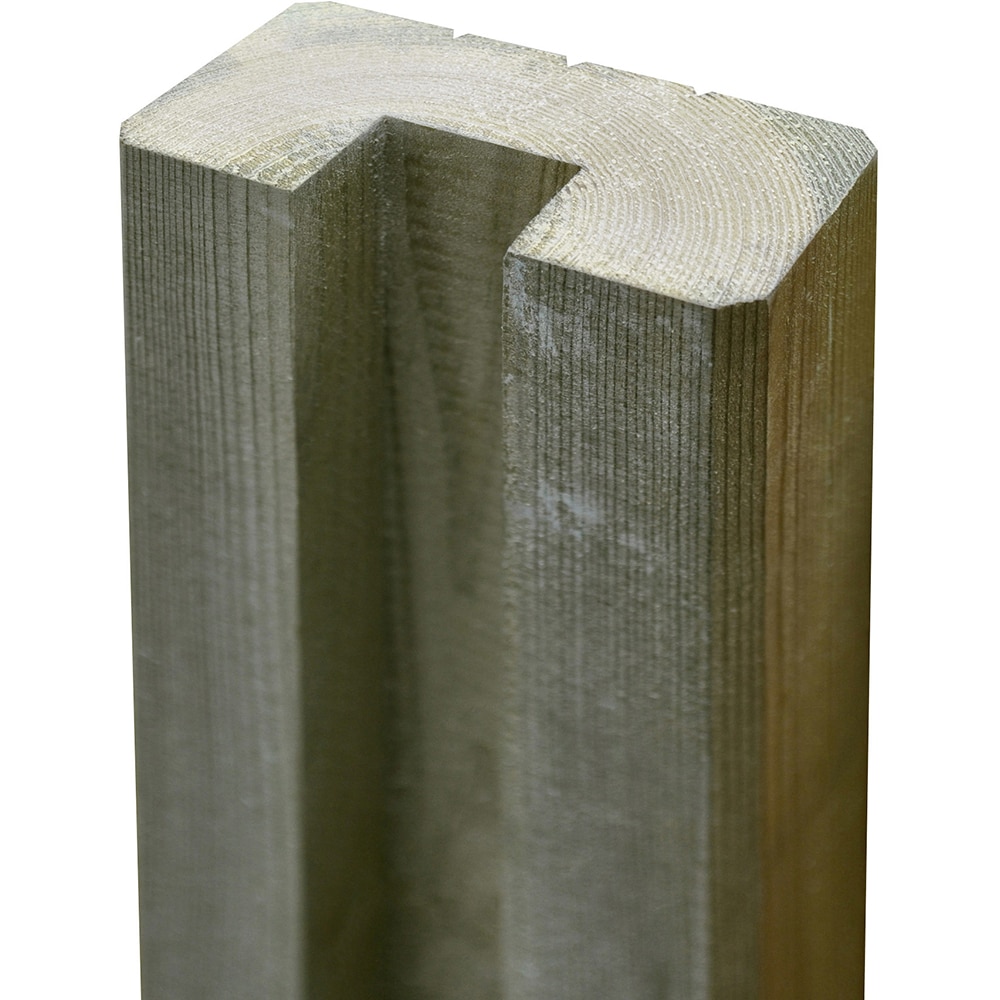 Stalp Blooma Neva, 180 x 7 x 3.5 cm, lemn, maro