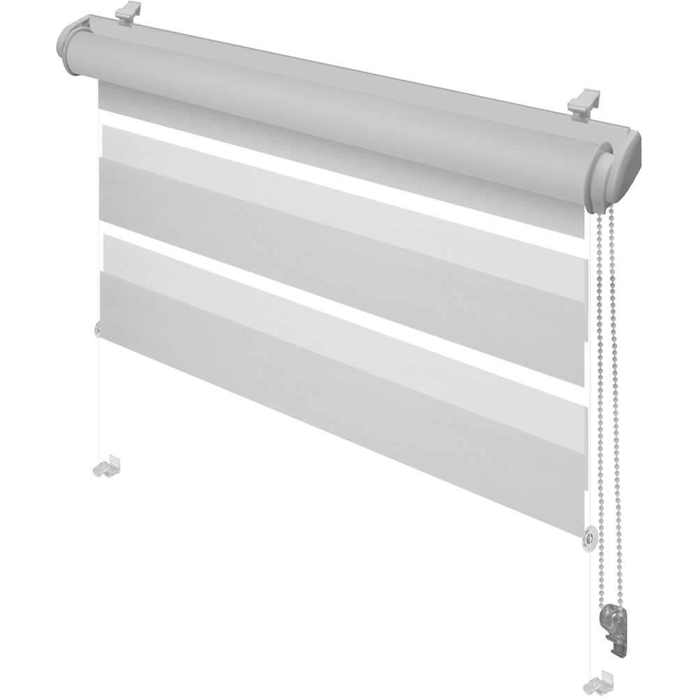 Rulou GARDINIA Smart D&N, semiopac, poliester, 72.5 x 140 cm, alb