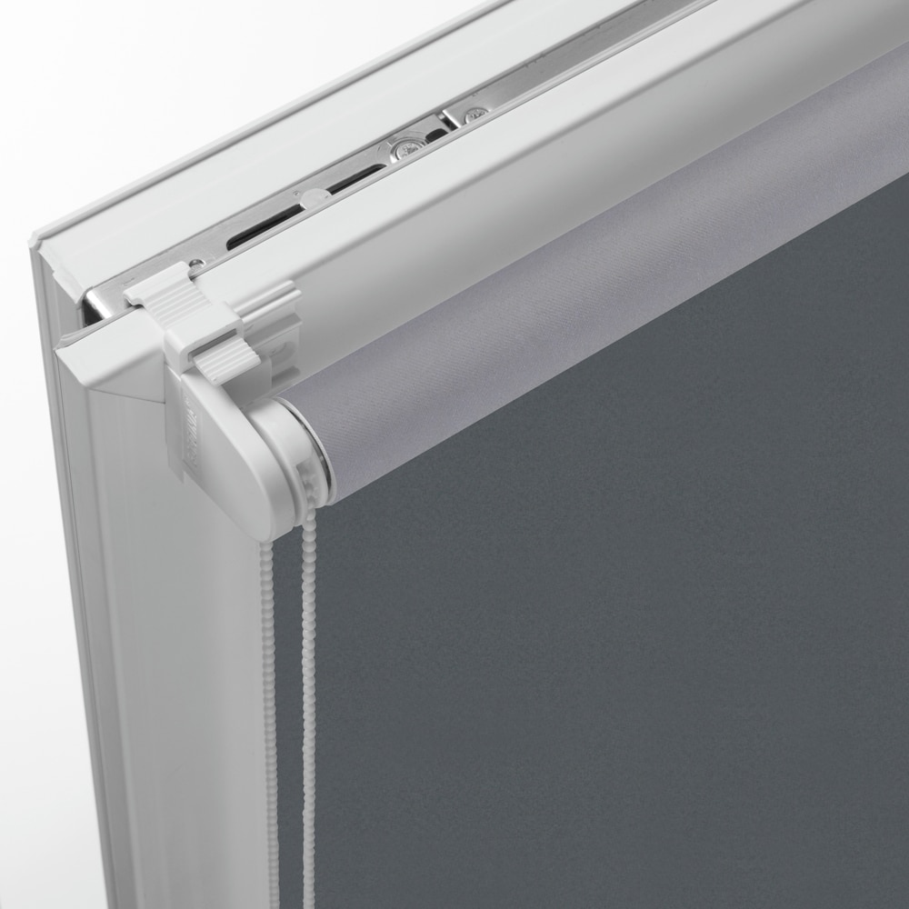 Rulou GARDINIA, opac, poliester, 75 x 150 cm, gri inchis