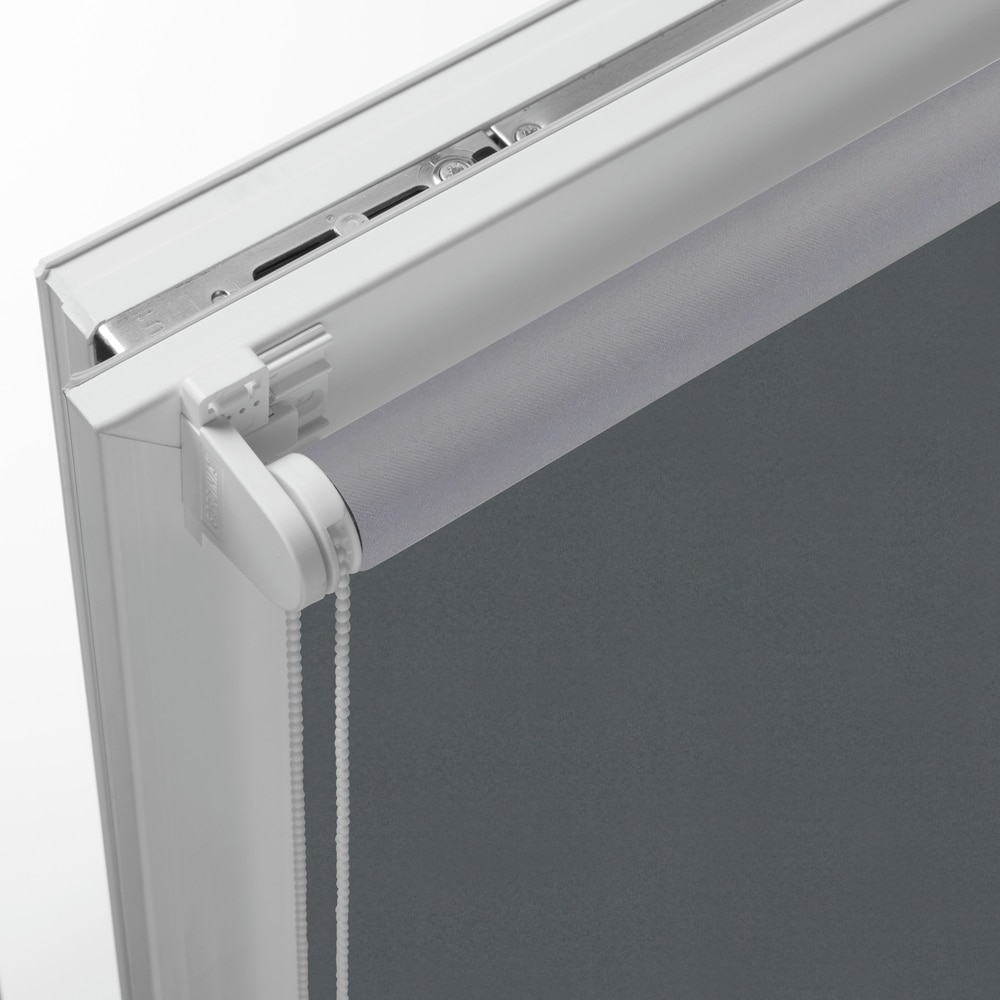 Rulou GARDINIA, opac, poliester, 80 x 210 cm, gri inchis