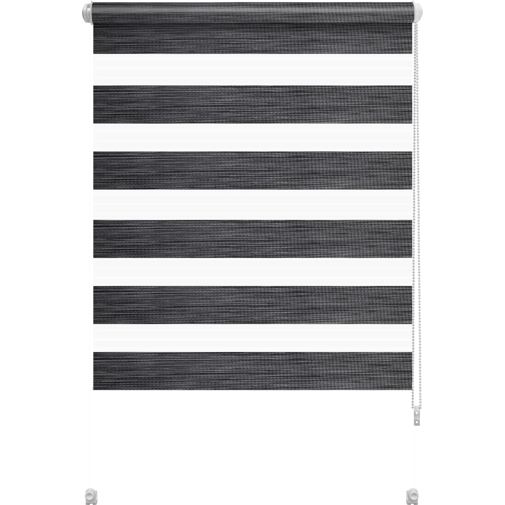 Rulou GARDINIA Smart D&N, semiopac, poliester, 64 x 140 cm, gri inchis