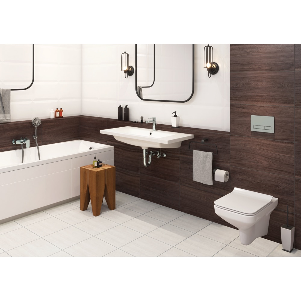 Lavoar baie CERSANIT Como 60 K32-011, ceramica, 60 x 45 cm, alb