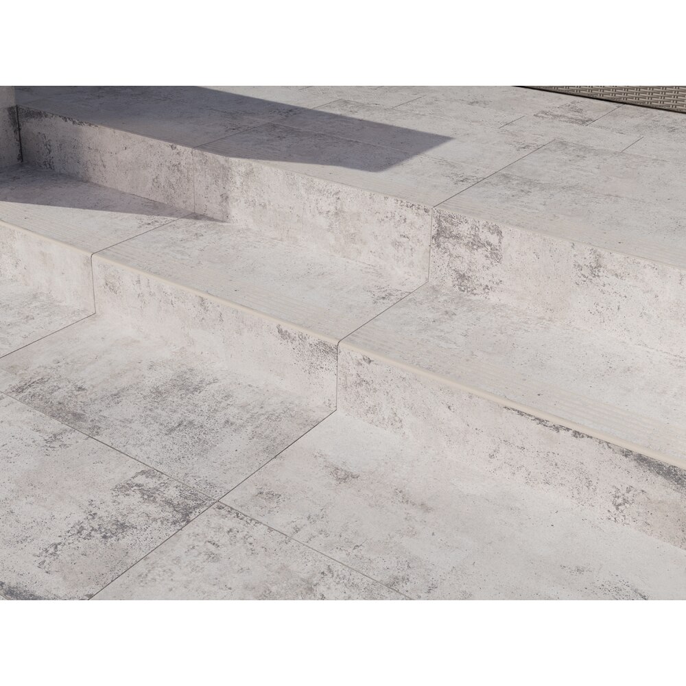 Gresie interior/exterior CERSANIT Lukas White, 29.8 x 59.8 cm, 8.5 mm, 1.6m2/cutie, PEI 3