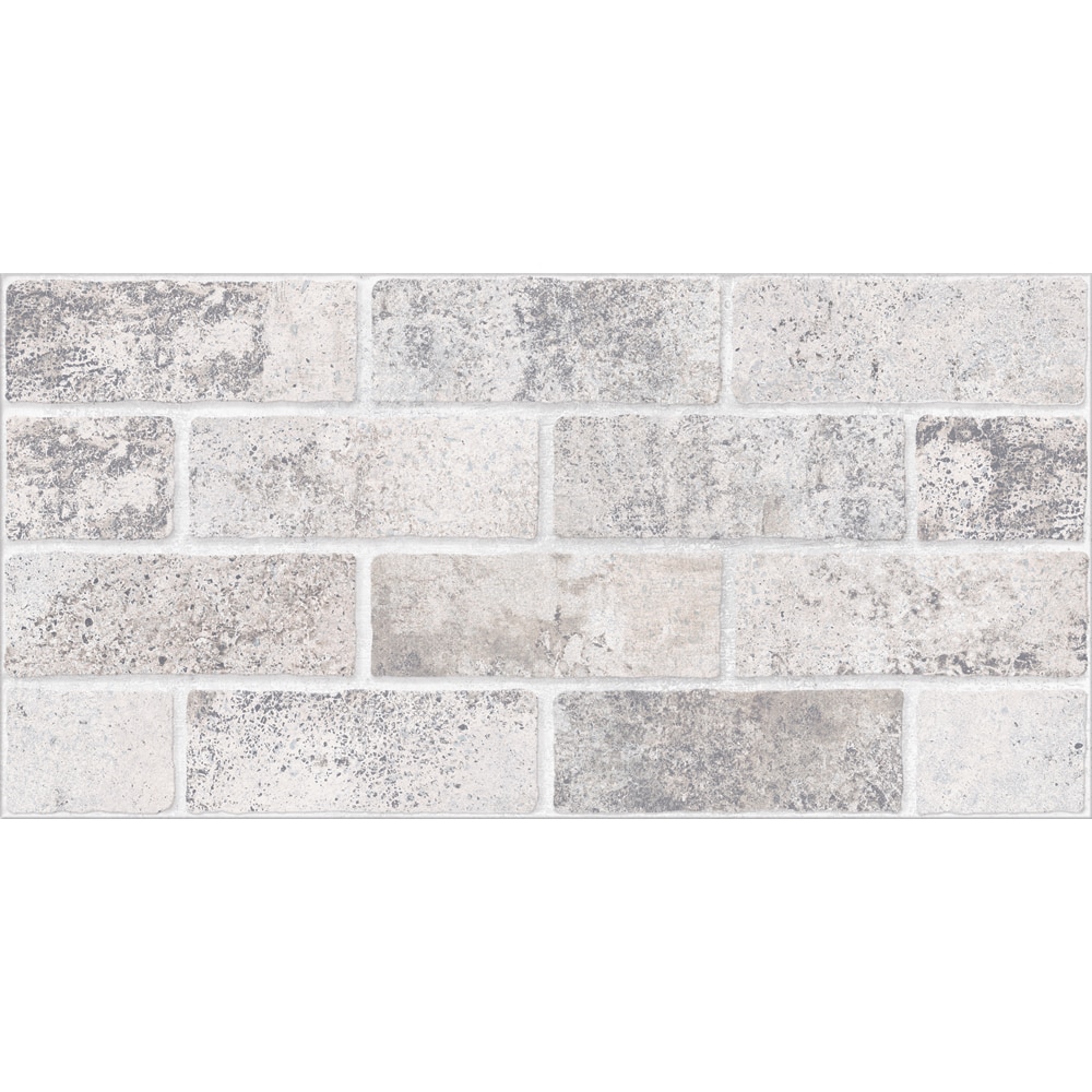 Gresie interior/exterior CERSANIT Lukas White Structure, 29.8 x 59.8 cm, 8.5 mm, 1.6m2/cutie, PEI 4