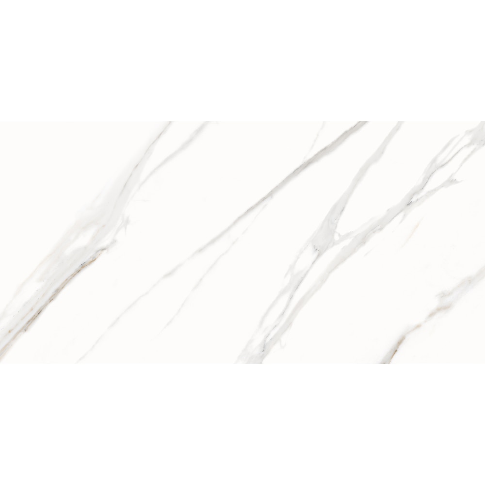 Gresie interior/exterior CERSANIT Moonstone White Satin Rect, 59.8 x 119.8 cm, 8 mm, 1.43m2/cutie, PEI 5