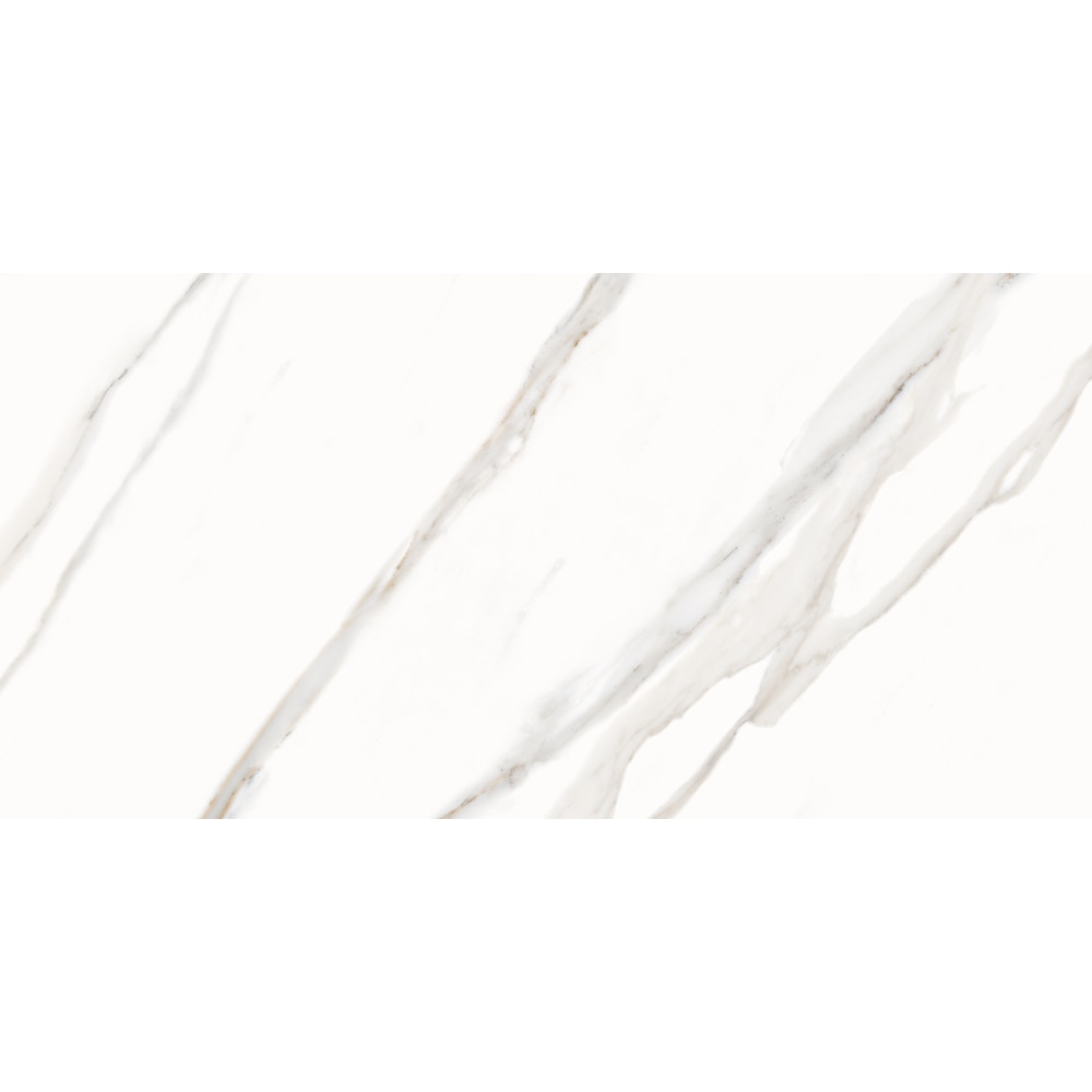 Gresie interior/exterior CERSANIT Moonstone White Satin Rect, 59.8 x 119.8 cm, 8 mm, 1.43m2/cutie, PEI 5