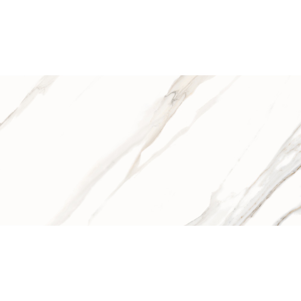 Gresie interior/exterior CERSANIT Moonstone White Satin Rect, 59.8 x 119.8 cm, 8 mm, 1.43m2/cutie, PEI 5