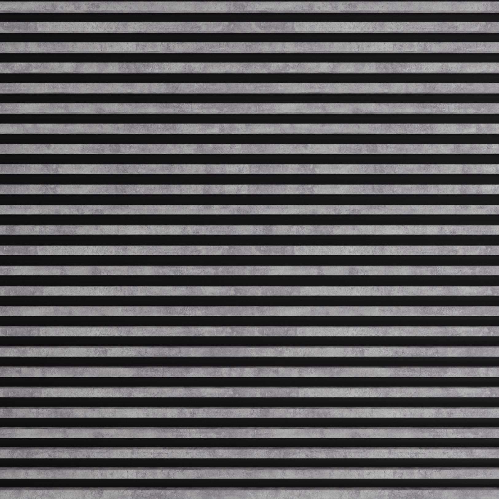 Panou riflaj decorativ, 265 x 15 x 3 cm, slim gri