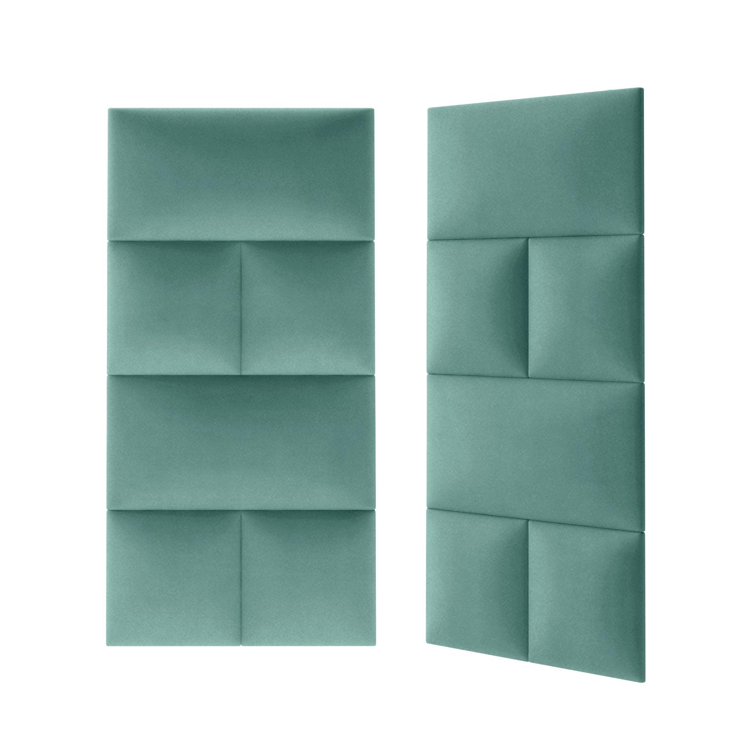 Panou tapitat, verde, patrat, 30 x 30 cm