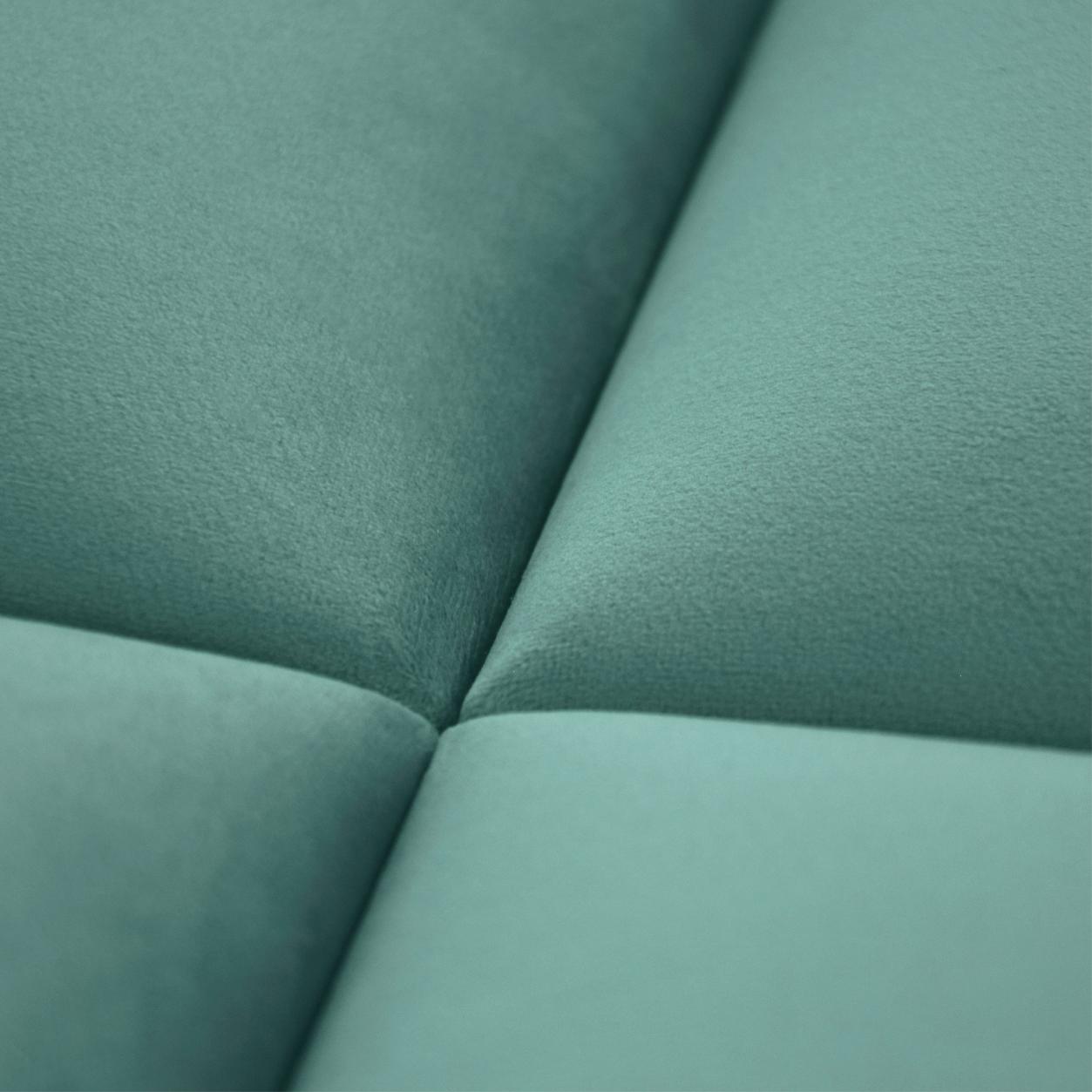 Panou tapitat, verde, patrat, 30 x 30 cm