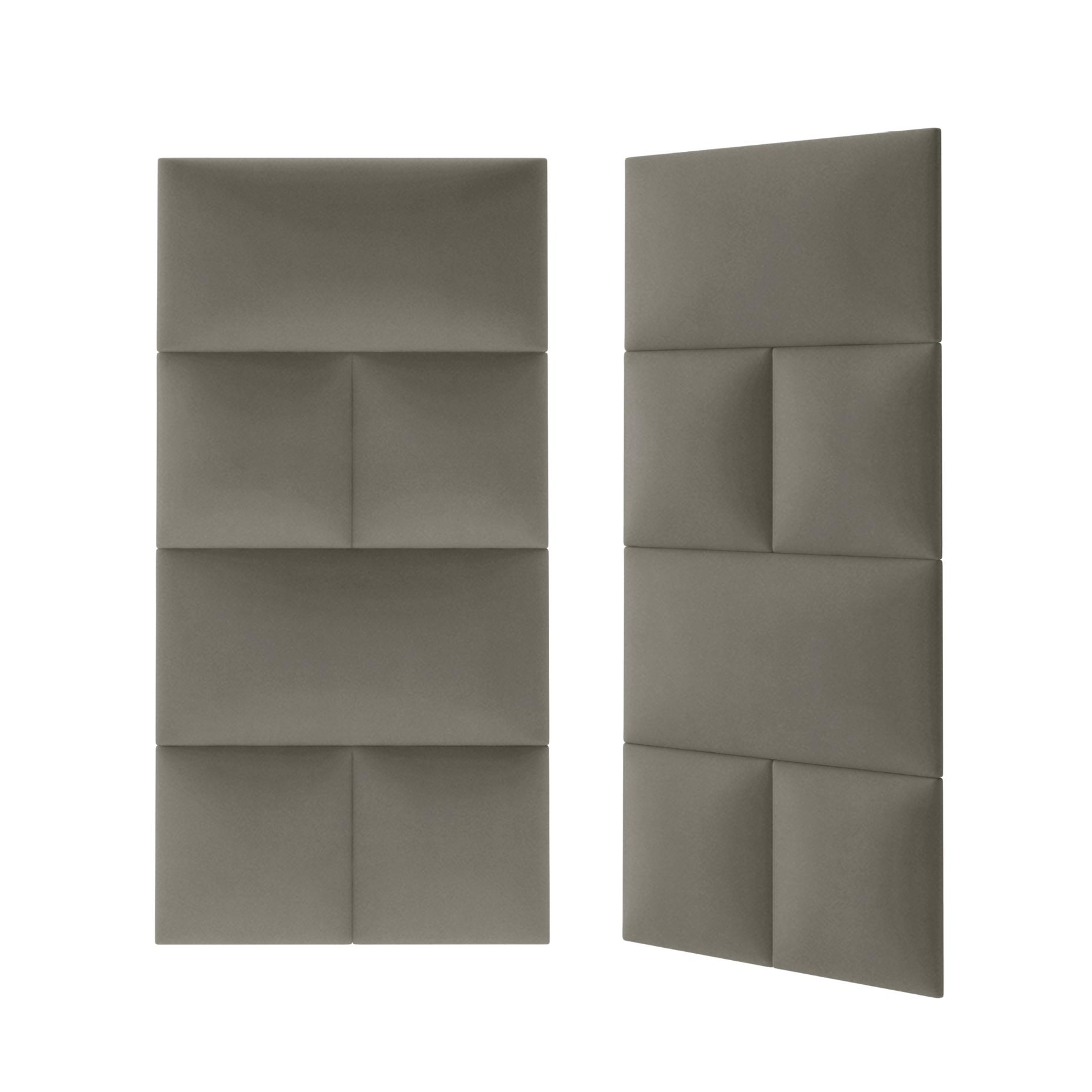 Panou tapitat, gri, patrat, 30 x 30 cm