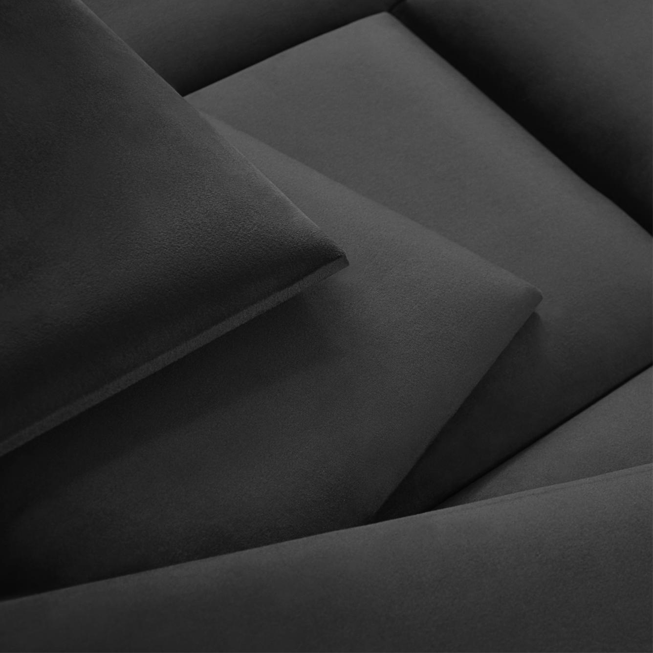 Panou tapitat, negru, patrat, 30 x 30 cm