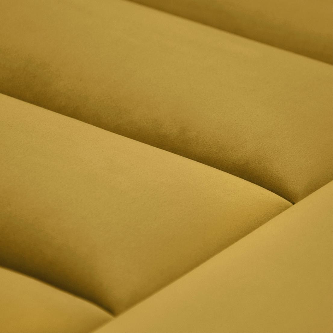 Panou tapitat, galben mustar, dreptunghi, 60 x 30 cm