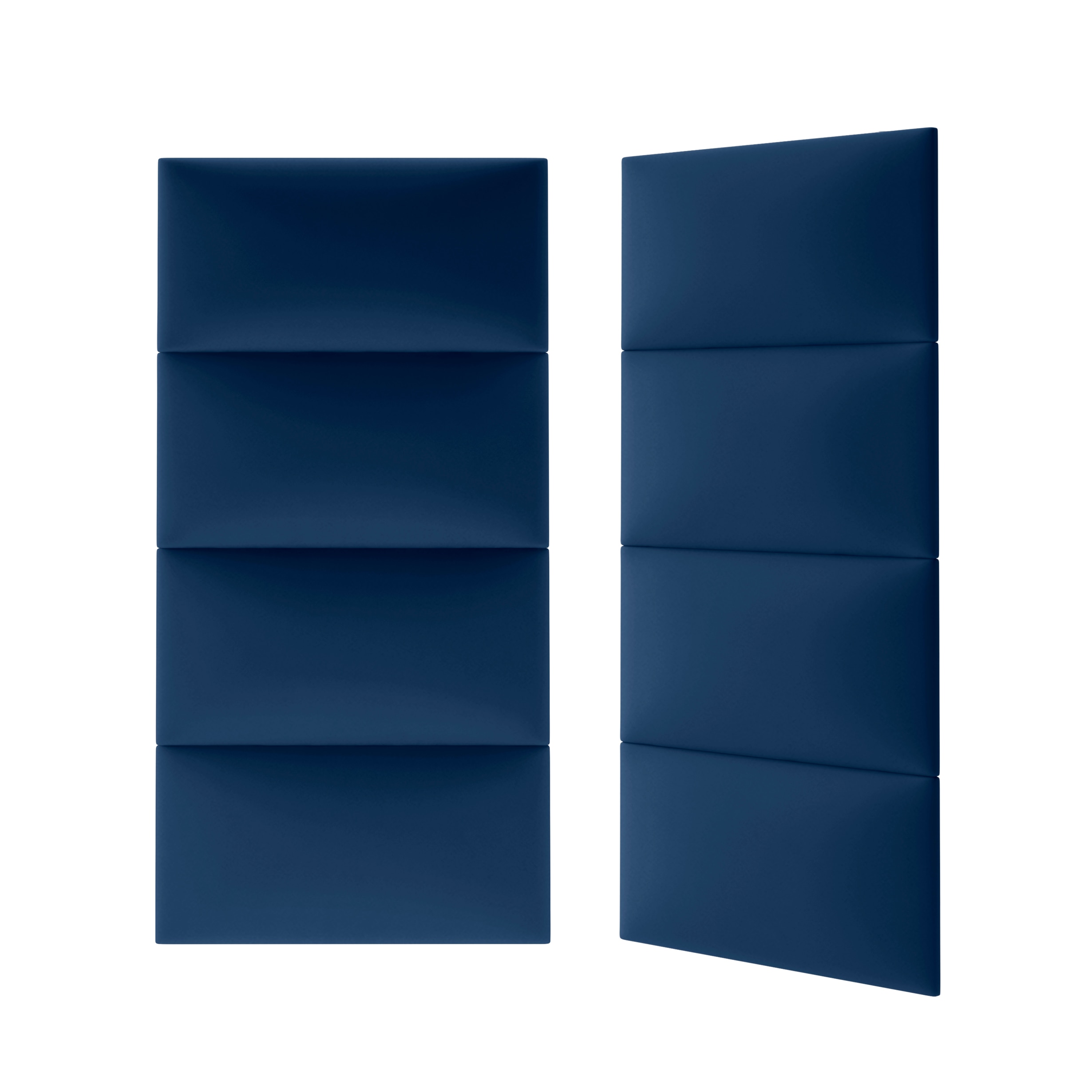 Panou tapitat, albastru, dreptunghi, 60 X 30 cm