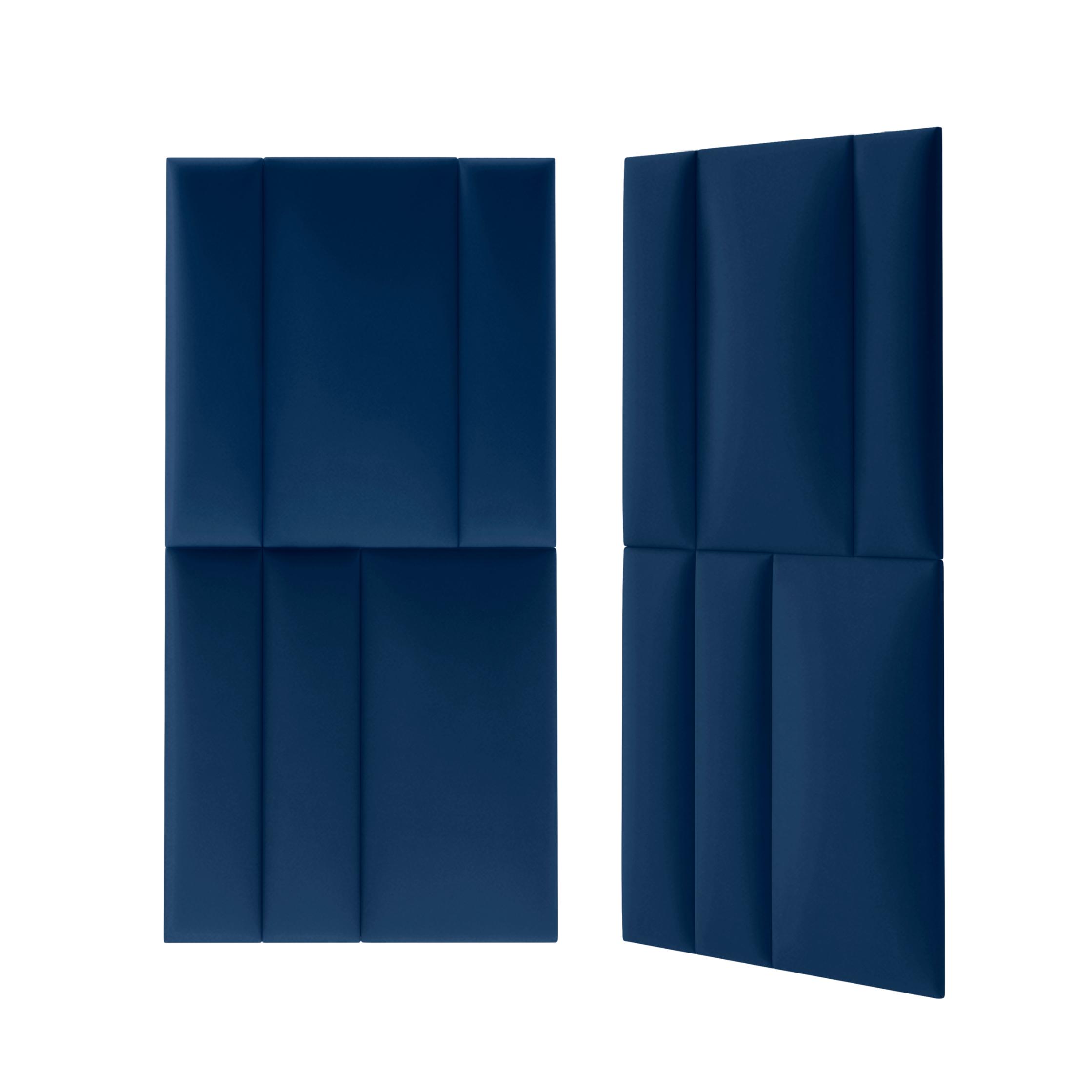 Panou tapitat, albastru, dreptunghi, 60 X 30 cm