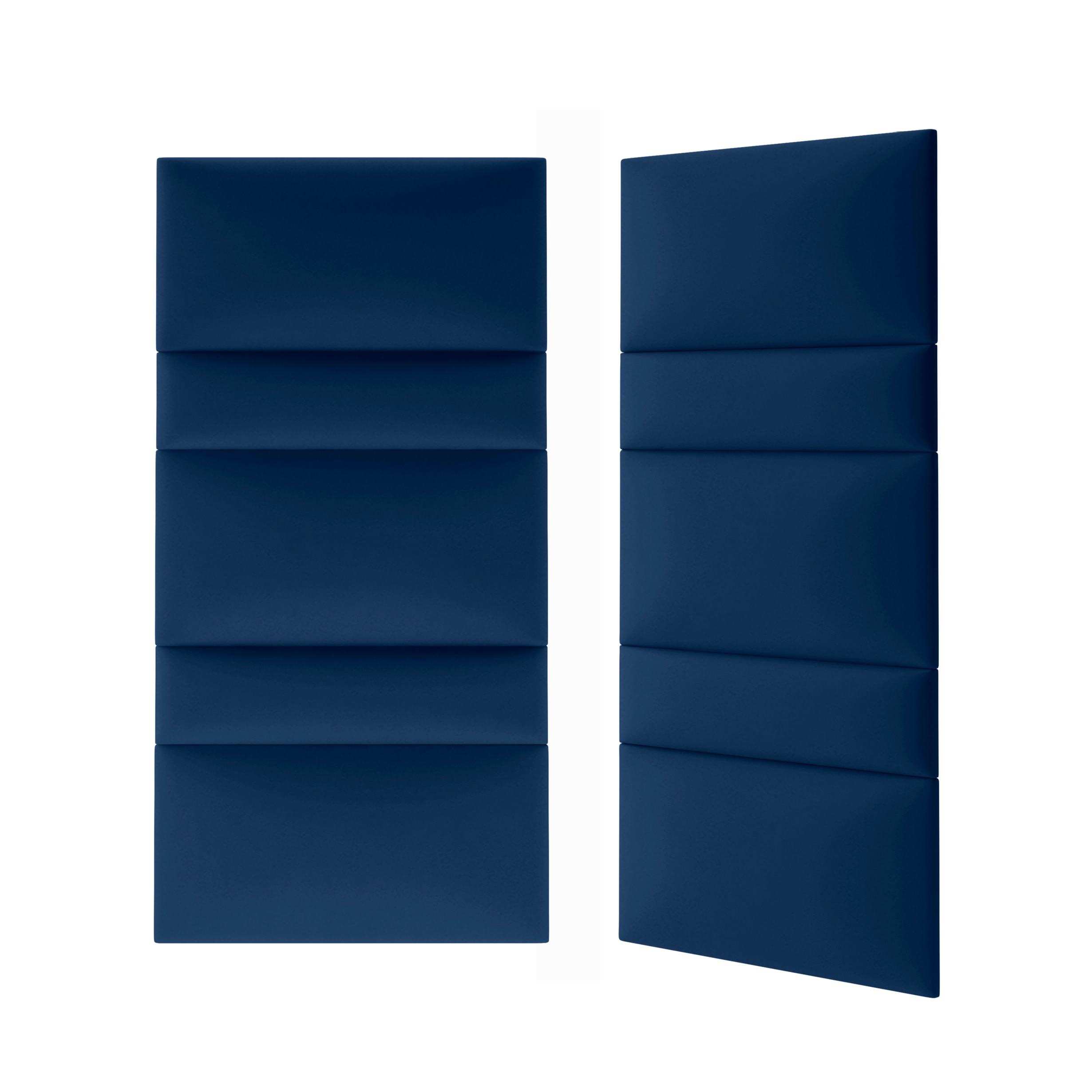 Panou tapitat, albastru, dreptunghi, 60 X 30 cm