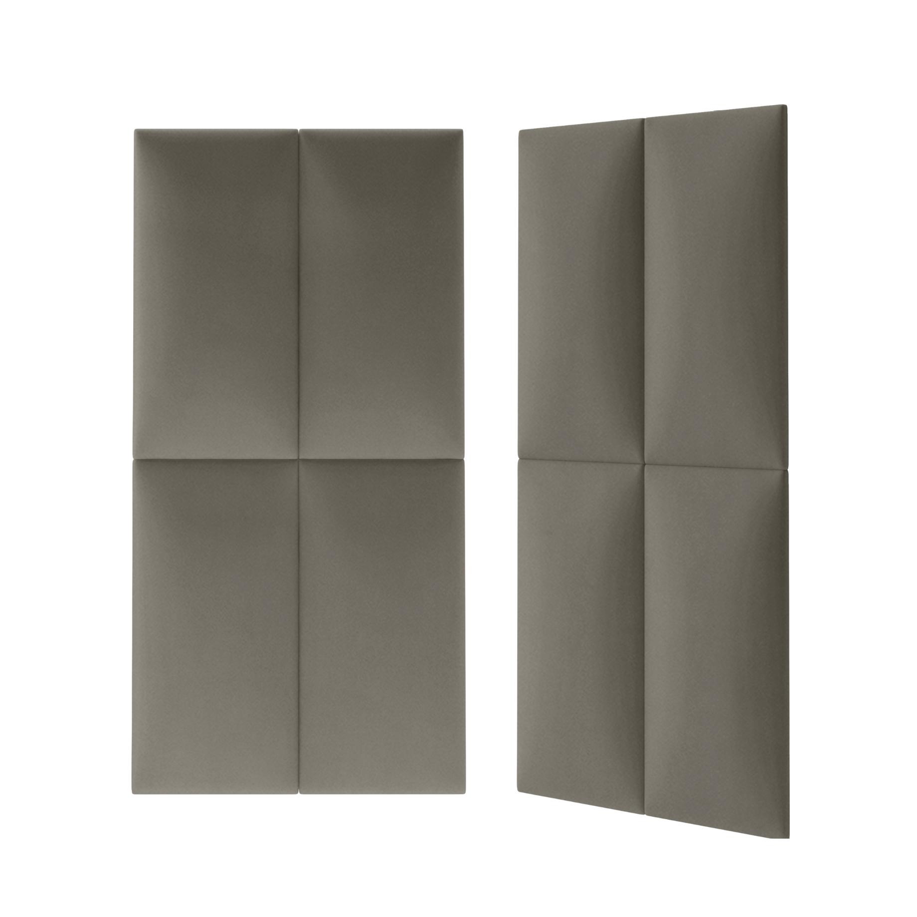 Panou tapitat, gri, dreptunghi, 60 x 30 cm