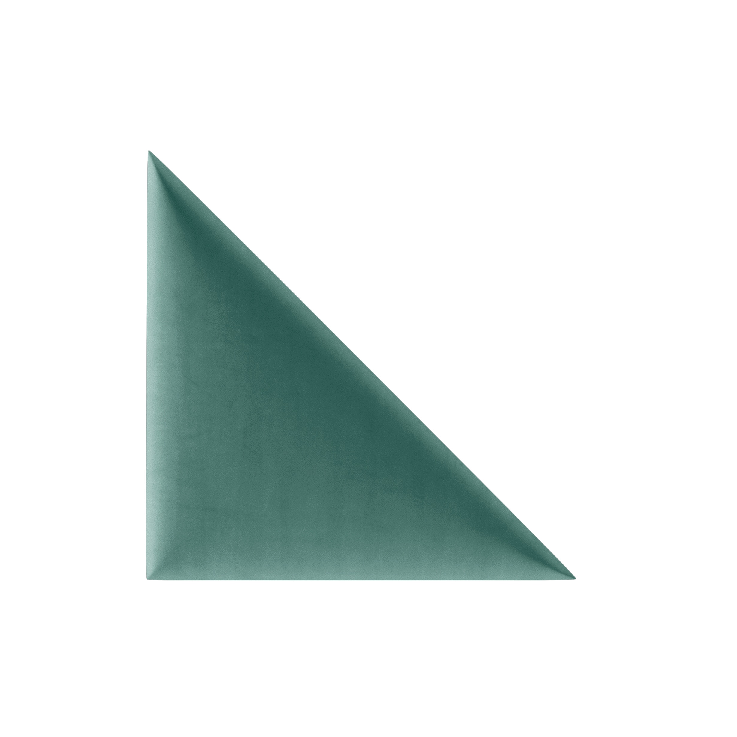 Panou tapitat, verde, triunghi, 30 cm