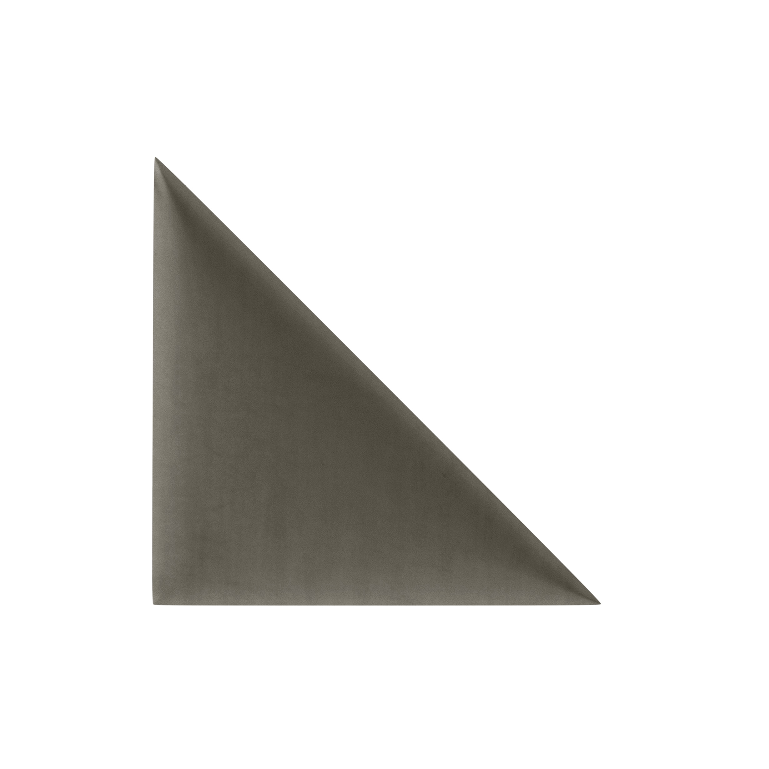Panou tapitat, gri, triunghi, 30 cm