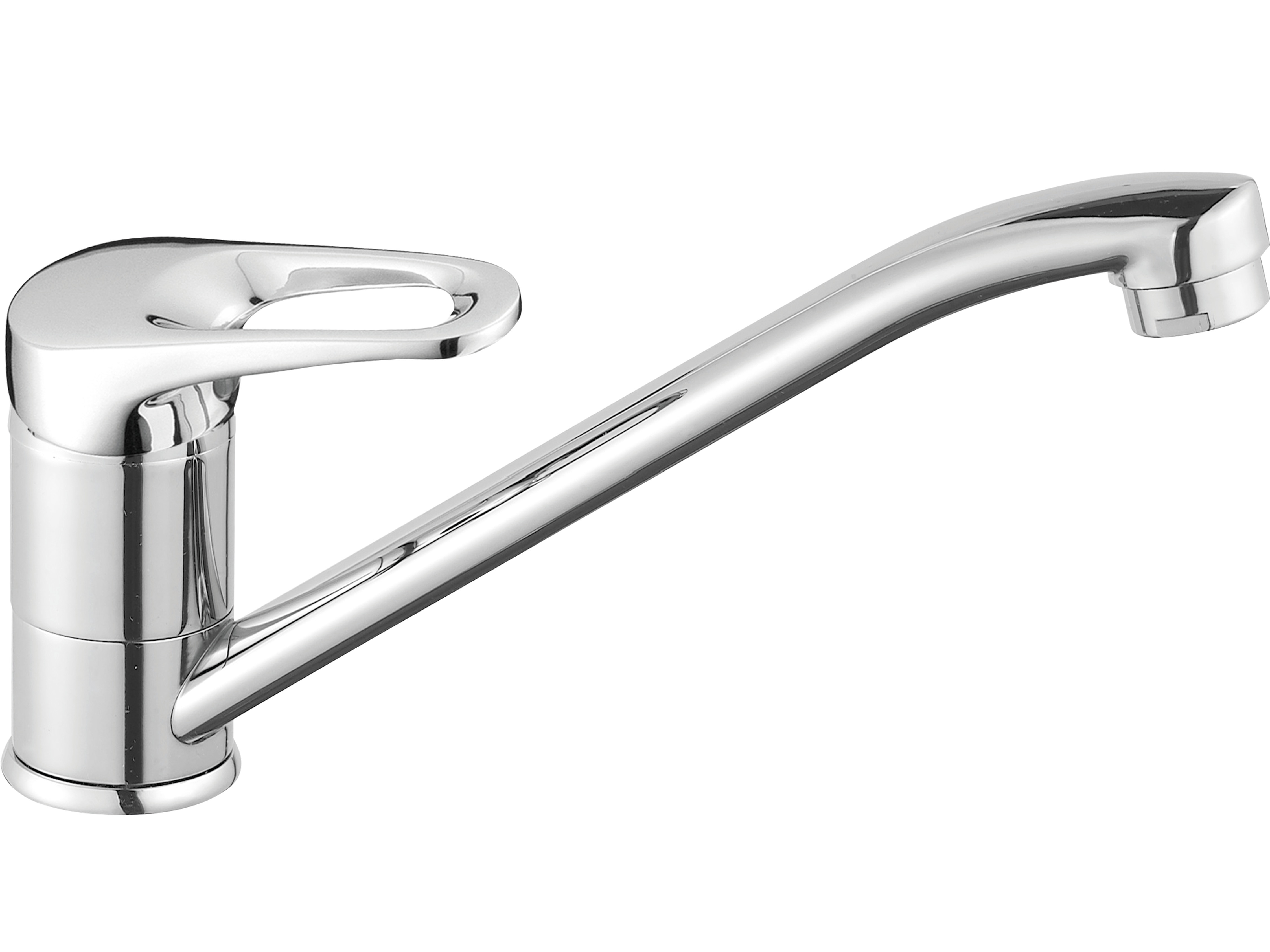 Baterie de bucatarie, monocomanda, finisaj cromat  Bingo