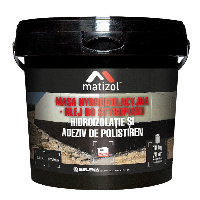 Membrana de etansare lichida pe baza de bitum Matizol, 10 kg 