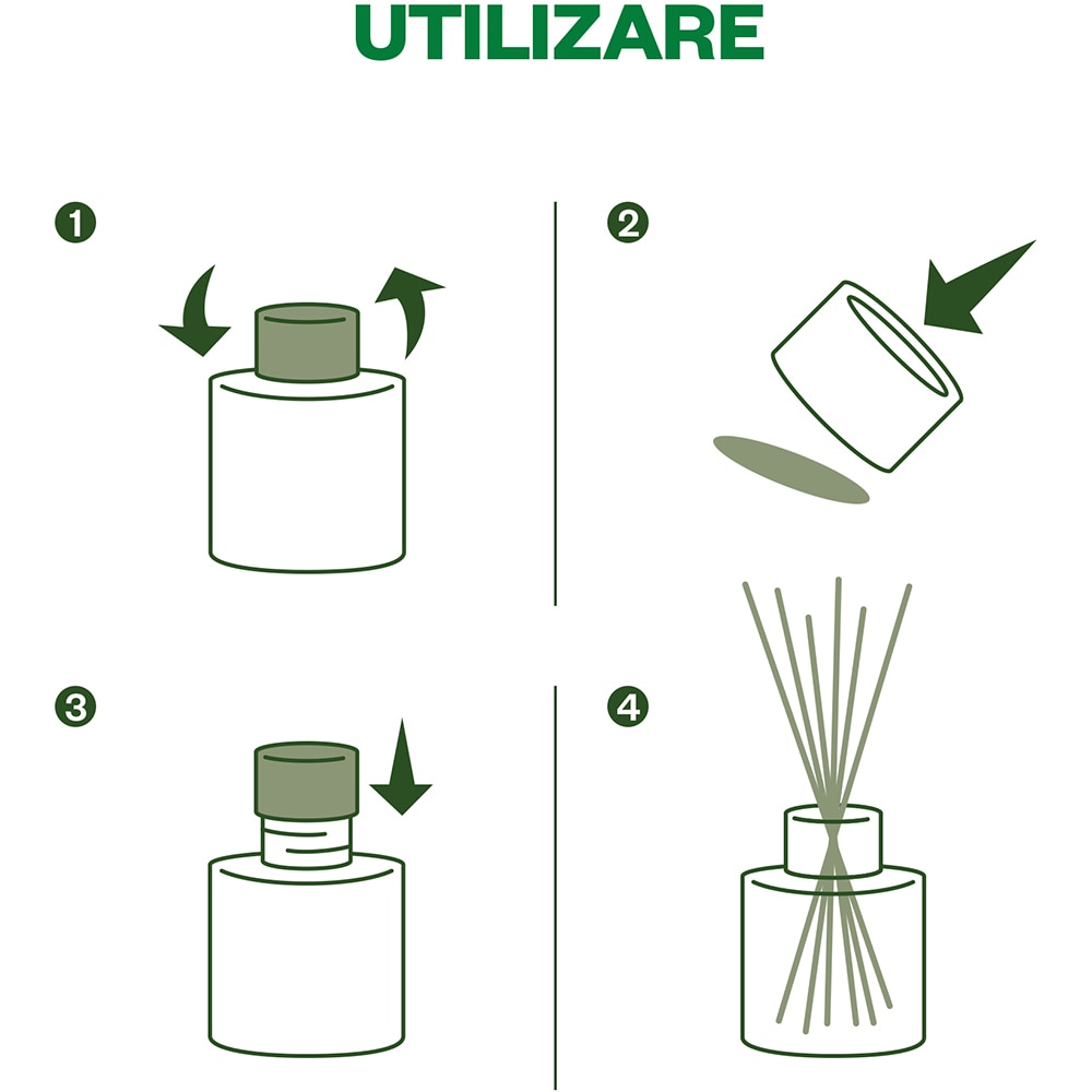 Odorizant cu betisoare AIR WICK, Roua diminetii si mure, 40 ml