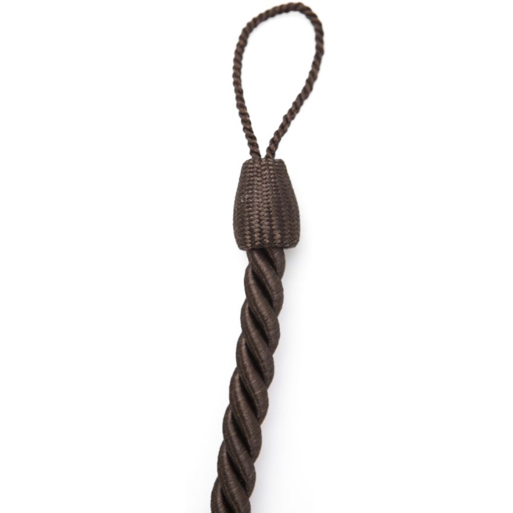 Snur prindere draperie, poliester, 57 x 1.3 cm, maro