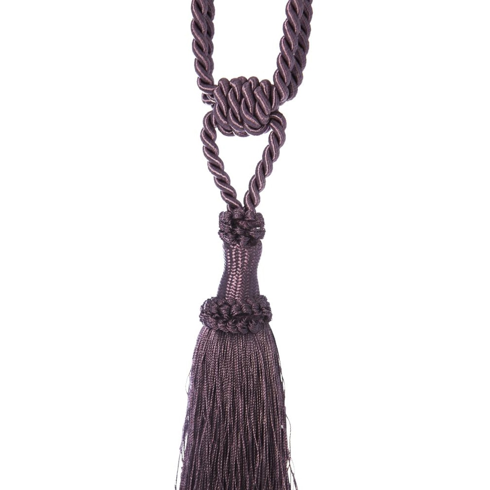 Snur prindere draperie, poliester, 44 x 4 cm, mov